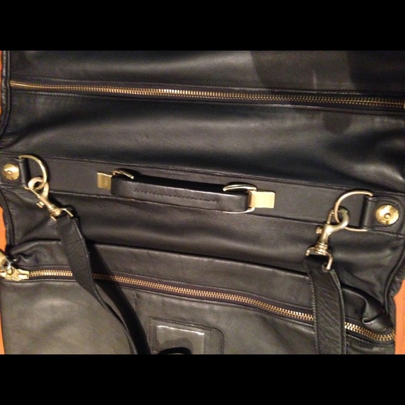 Leather garment travel bag - Picture 7 of 7